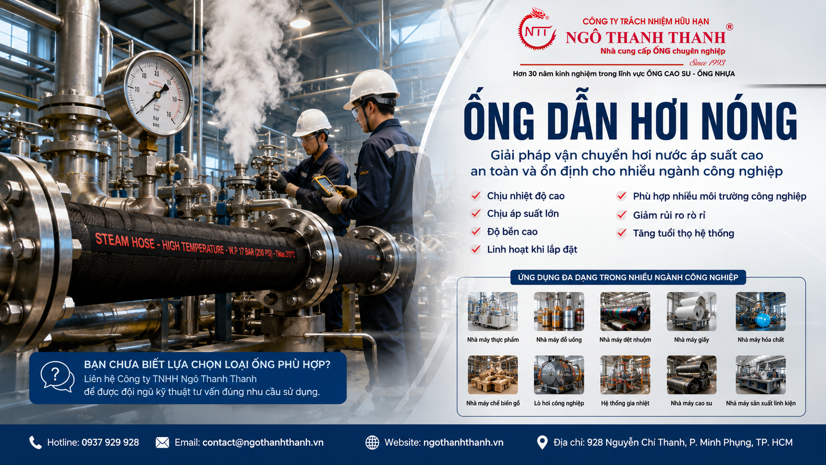 Ống dẫn hơi nóng Ngô Thanh Thanh