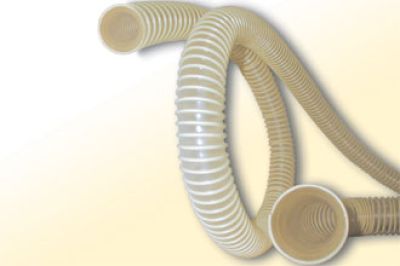 WHITE SPIRAL HOSE