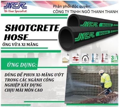 NCR SHOTCRETE HOSE – WP600PSI