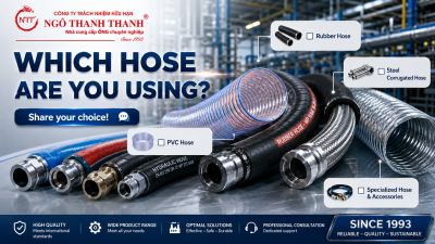 Which Type of Hose Are You Using? High-Quality Industrial Hose Solutions from Ng&ocirc; Thanh Thanh