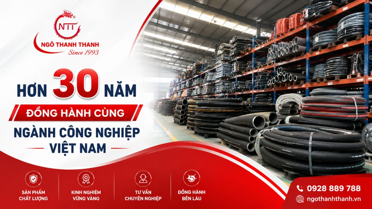 H&agrave;nh tr&igrave;nh hơn 30 năm cung cấp ống c&ocirc;ng nghiệp Ng&ocirc; Thanh Thanh đồng h&agrave;nh c&ugrave;ng doanh nghiệp Việt Nam
