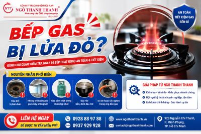 Bếp Gas Bị Lửa Đỏ L&agrave; Do Đ&acirc;u? Nguy&ecirc;n Nh&acirc;n V&agrave; C&aacute;ch Khắc Phục Hiệu Quả