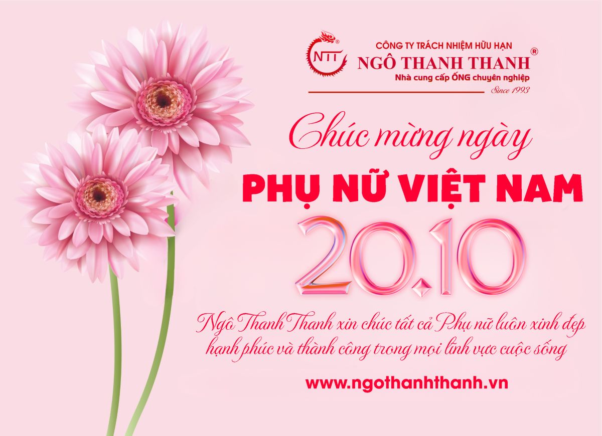 CHÚC MỪNG NGÀY PHỤ NỮ VIỆT NAM 20/10