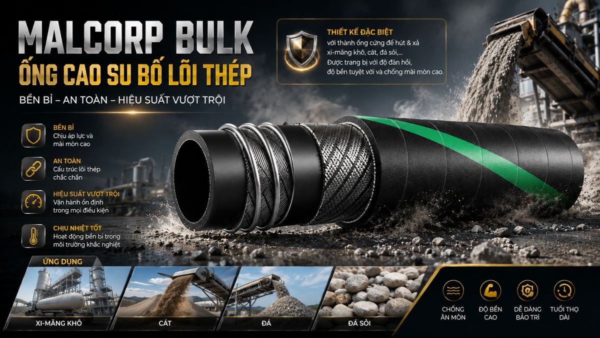 MALCORP BULK &ndash; Giải ph&aacute;p ống c&ocirc;ng nghiệp đỉnh cao cho ng&agrave;nh vật liệu x&acirc;y dựng hiện đại!