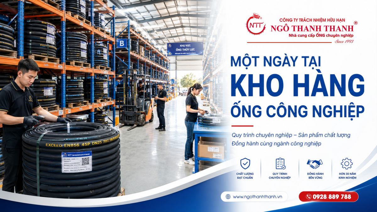 Một Ng&agrave;y Tại Kho H&agrave;ng Ống C&ocirc;ng Nghiệp Ng&ocirc; Thanh Thanh &ndash; Quy Tr&igrave;nh Chuy&ecirc;n Nghiệp, Sẵn S&agrave;ng Đồng H&agrave;nh C&ugrave;ng Doanh Nghiệp
