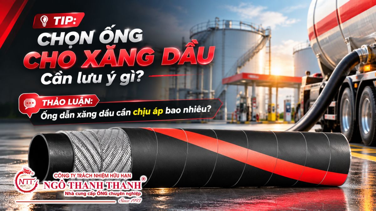 Chọn ống cho xăng dầu cần lưu &yacute; g&igrave;? Ống dẫn xăng dầu chịu &aacute;p bao nhi&ecirc;u?